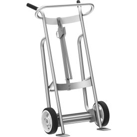 Valley Craft® 2-Wheel Aluminum Drum Truck Rubber Wheels 1000 lb. Capacity