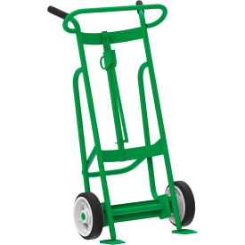 Valley Craft® 2-Wheel Steel Drum Truck Rubber Wheels 1000 lb. Capacity