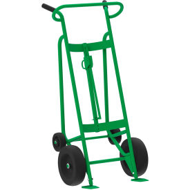 4-Wheel Steel Drum Truck, Pneumatic Wheels, 1000 lb. Capacity view 2
