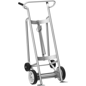4-Wheel Aluminum Drum Truck, Solid Rubber Wheels, 1000 lb. Capacity view 2