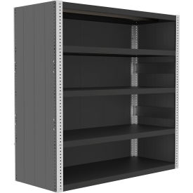 Valley Craft® Preconfigured Enclosed Shelving Kit 5 Shelf 60"W x 24"D x 60"H