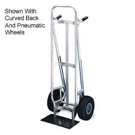 Valley Craft® Flat Back Commercial Truck with 16"W x 8"D Shoe 600 lb. Capacity Silver 