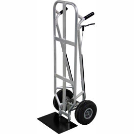 Valley Craft® Flat Back Aluminum Beverage Hand Truck F84009A0 - 16"W x 10"D Shoe with Brakes Valley Craft Flat Back Aluminum Beverage Hand Truck F84009A0 - 16"W x 10"D Shoe with Brakes