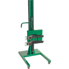 Manual Powered Drum Lift & Rotator, Straddle Legs, 84" Max Lift, 800 lb. Cap. view 2