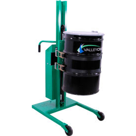 Battery Powered Drum Lift & Rotator, 71" Max Lift, Strap Connection, 800 lb Cap view 2
