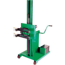 Valley Craft® Manual Powered Drum Lift & Rotator Counterweighted 71" Max Lift 800 lb Cap