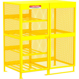 Horizontal/Vertical Cylinder Storage Cabinet, 18 Cylinder Cap, 62"W x 40"D x 71"H view 2