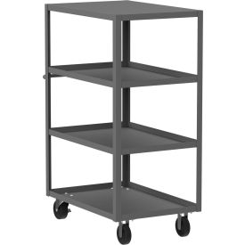 Steel Flat Top Utility Cart with 4 Shelves, 3600 lb. Capacity, 41"L x 24"W x 56"H view 2