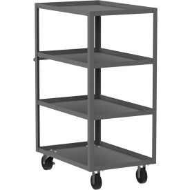 Steel Utility Cart with 4 Shelves, 3600 lb. Capacity, 41"L x 24"W x 56"H view 2