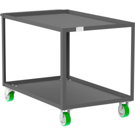 Steel Utility Cart with 2 Shelves, 2000 lb. Capacity, 53"L x 30"W x 36"H view 2