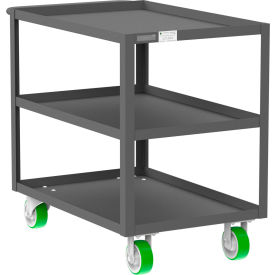 Steel Utility Cart with 3 Shelves, 2000 lb. Capacity, 41"L x 24"W x 36"H view 2