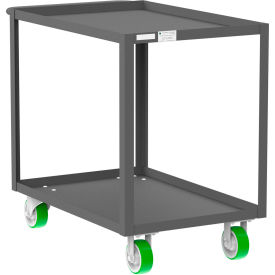 Steel Utility Cart with 2 Shelves, 2000 lb. Capacity, 41"L x 24"W x 36"H view 2