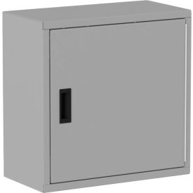Valley Craft® Wall Mountable Storage Cabinet 24"W x 12"D x 24"H All-Welded Silver RH 