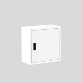 Valley Craft® Wall Mountable Storage Cabinet 24"W x 12"D x 24"H All-Welded White RH 