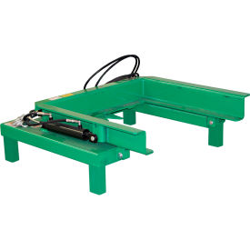 Valley Craft® Forklift Attachment For Hydraulic Powered Self-Dumping System 2000 lb Cap Green