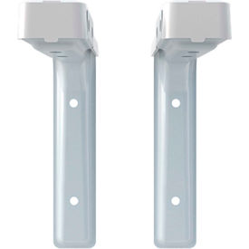 Global Industrial B2679760 Mounting Brackets For Global Industrial™ Wing Air Curtain 100, White, 2/Pack image.