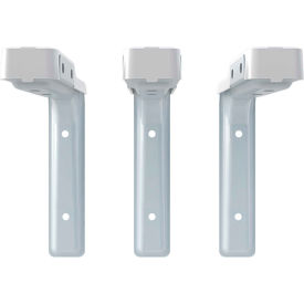 Global Industrial B2679762 Mounting Brackets For Global Industrial™ Wing Air Curtain 150 & 200, White, 3/Pack image.