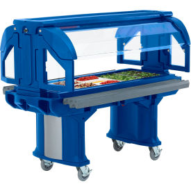 Cambro VBRLHD5186 - Versa Food Bars Serving Buffet Cold Food 60"" x 29"" Low Navy Blue