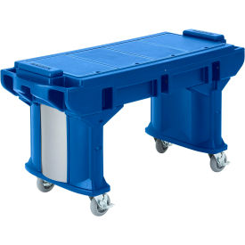 Cambro VBRTLHD5186 - Versa Food Bars Work Table Cold Food 60"" x 29"" Navy Blue