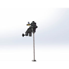 Brawn Direct Drive Mixer w/Clamp 1100 Quarts Cap. Air Motor .33 HP 4.5 Impeller Diameter