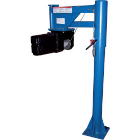 Low-Profile DC Powered Lift Van & Truck Jib Crane VAN-J-DC 400 Lb. Cap.