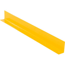 Vestil Manufacturing FSC-14-48-YL Vestil Steel Floor Safety Curb, 1/4" Thick, 48" Length, Yellow image.