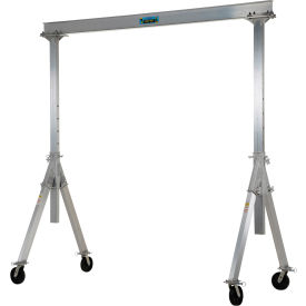 Adjustable Height Aluminum Gantry Crane, 15'W x 8-3/16'H, 2000 lb. Capacity view 2