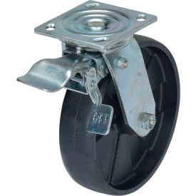 Vestil Total Locking Swivel Casters For Steel Gantry Cranes 8" Dia. 2000/4000 lb. Cap. Pack of 4 