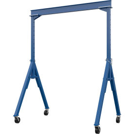 Vestil Steel Adjustable Height Gantry Crane 10W x 16-1/16H Phenolic Casters 6000 lb. Capacity 