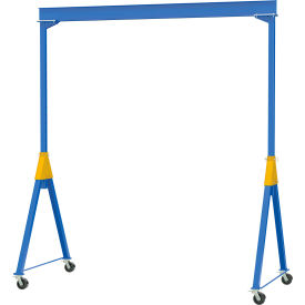 Adj. Height Steel Knock Down Gantry Crane with Total Locking, 15'W x 16-1/16'H, 6000 lb. Cap view 2