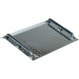 Aluminum Tread Plate Mini Dock Board, 24"W x 18"L, 500 lb. Capacity view 2