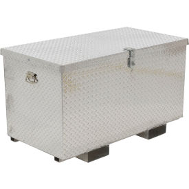 Vestil Aluminum Portable Tool Box with Fork Pockets 37-1/4"W x 24-3/4"D x 27-5/8"H 