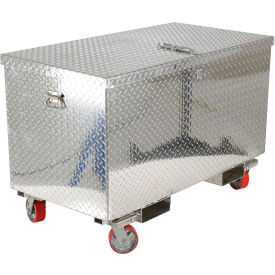 Vestil Aluminum Portable Tool Box with Casters 48-3/4"W x 24-3/4"D x 32-5/16"H 