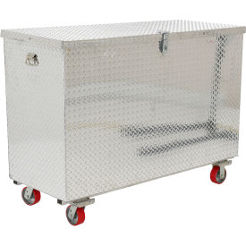 Vestil Aluminum Portable Tool Box with Casters 60-3/4"W x 24-13/16"D x 44-3/4"H 
