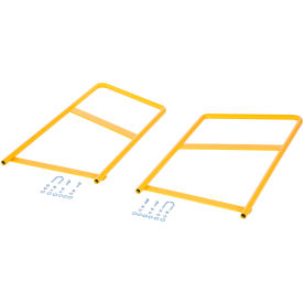 Vestil 2 Step Steel Hand Rail Kit ASP Models 20-1/16"L x 1-5/16"W x 41-1/4"H Yellow 
