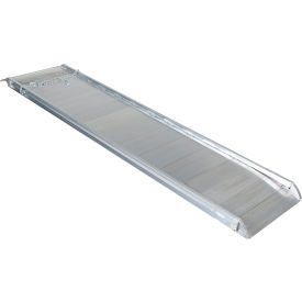 Aluminum Wheel Walk Ramp with Overlapping, 120''L x 28''W, 2200 Lb. Capacity, Silver view 2