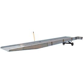 Aluminum Yard Ramp, 432''L x 86''W, 16000 Lb. Capacity, Silver view 2
