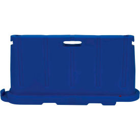 Vestil Manufacturing BCD-7636-BL Stackable Safety Poly Barricade, 76-1/2"L, Blue image.
