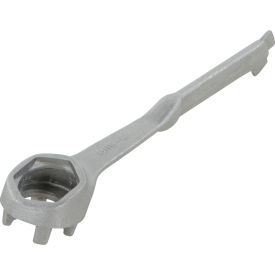Vestil Manufacturing BNW-A Vestil™ Drum Bung Nut Wrench, Non-Sparking, Cast Aluminum, Silver image.