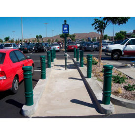 Metro Decorative Bollard Cover Fit Pipe 6"" -6-5/8"" Green