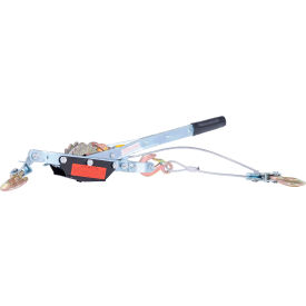 Galvanized Two Speed Cable Puller, 2000 Lb. Capacity, Silver view 2