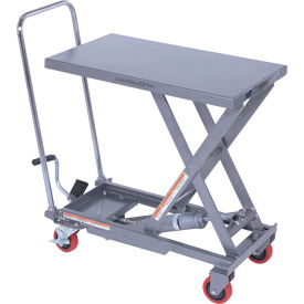 Steel Scissor Lift Table Foot Pump, 27-1/2" x 15-3/4" Platform, 220 lb. Capacity view 2