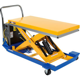 Steel DC Powered Scissor Cart, 48" x 32" Platform, 1000 lb. Capacity view 2