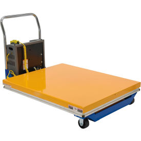 Steel DC Powered Scissor Cart, 48" x 40" Platform, 1000 lb. Capacity view 2