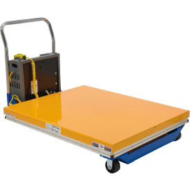 Vestil Steel DC Powered Scissor Cart 48" x 40" Platform 1500 lb. Capacity 