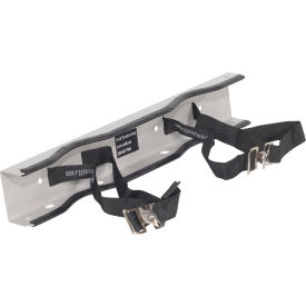 Steel Wall-Mounted 2 Cylinder Bracket, 12" Diameter, Gray view 2