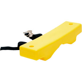 Plastic Wall-Mounted 3 Cylinder Bracket, 3"-12" Diameter, Yellow view 2