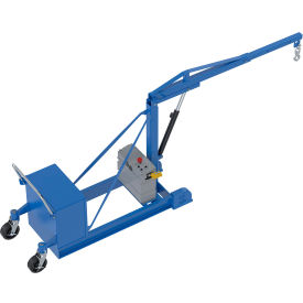 Steel DC Counter Balance Floor Crane, 1000 Lb. Capacity, Blue view 2