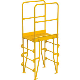 4 Step Vertical Crossover Ladder 41-1/16"L x 28-11/16"W x 90-5/8"H view 2