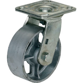 Vestil CST-MA Swivel Caster 5" Dia. x 2"W 1000 lb. Capacity Cast Iron/Steel Gray 